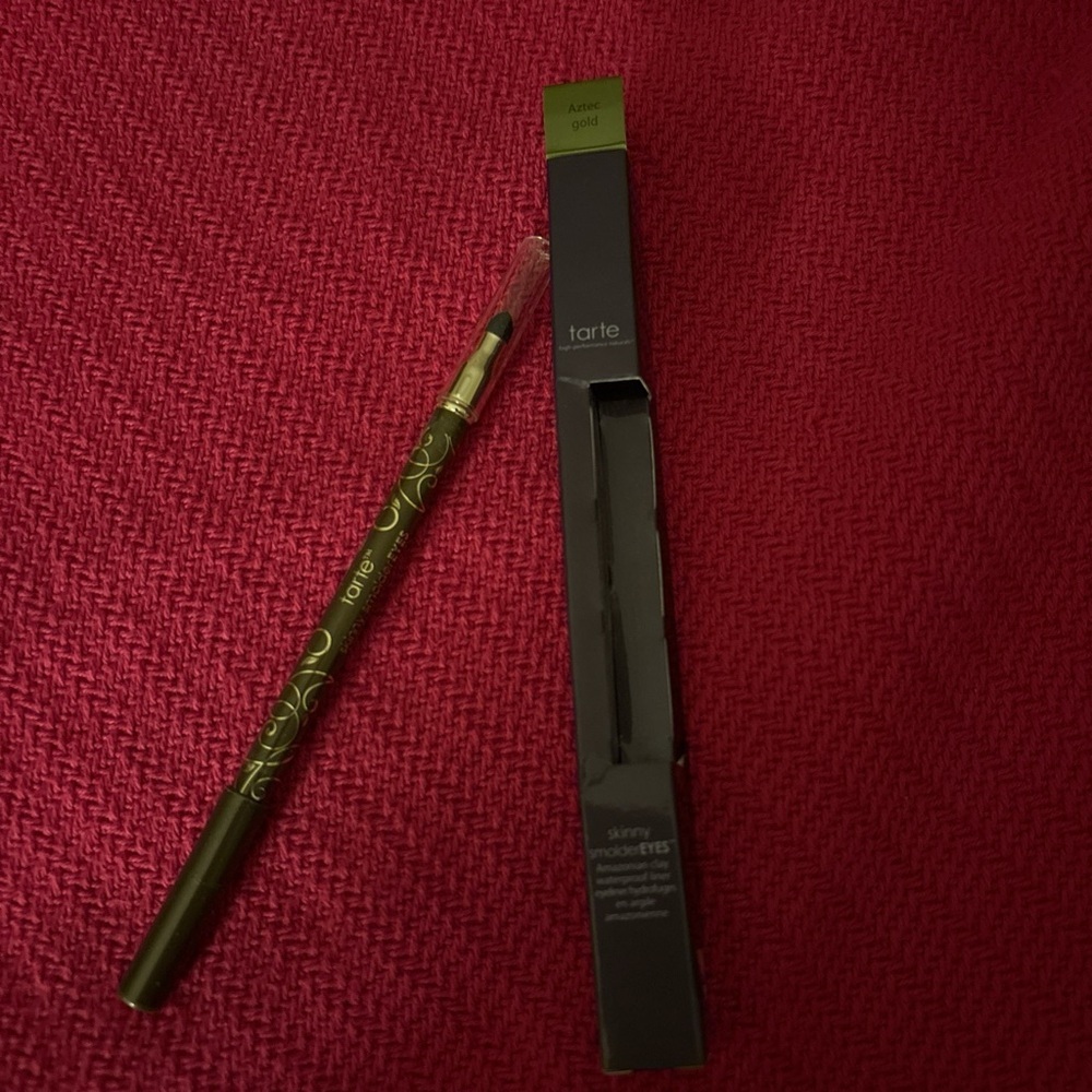 Tarte Skinny SmolderEYES Aztec Gold Waterproof Eyeliner NIB